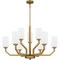 Quoizel Cavalier Chandelier 9 Lights Aged Brass CVR5034AB - alternate 5